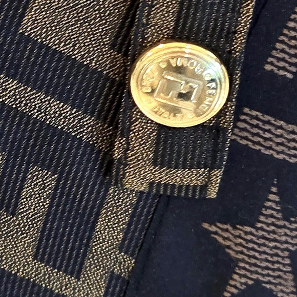 Rare FENDI Zucca Umbrella Special Edition W/Exclusive Roma 1925 Webbing Monogram - Picture 12 of 16